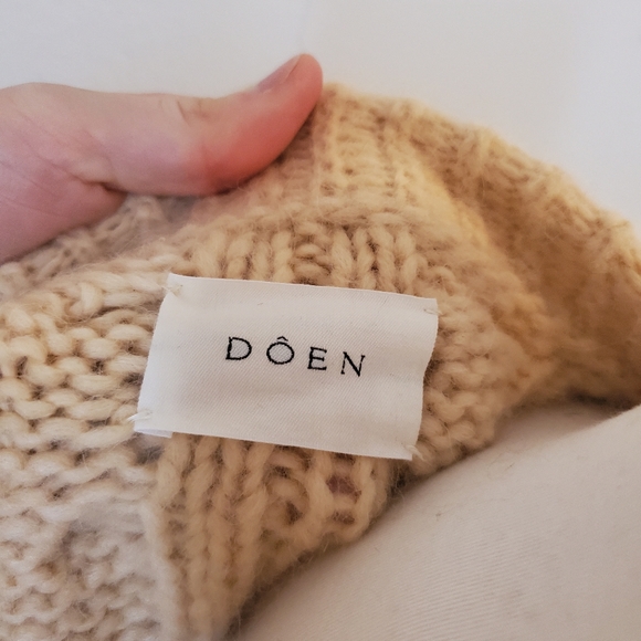 Doen Pomme Sweater Peche Creme medium alpaca - Picture 7 of 8